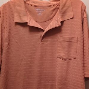 Croft & Barrow Men's Orange Polo Shirt with front breast pocket
